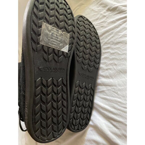 Koolaburra By Ugg Womens Shazi Short Black Boots US 8 Water-Resistant Suede Lace - Picture 5 of 12